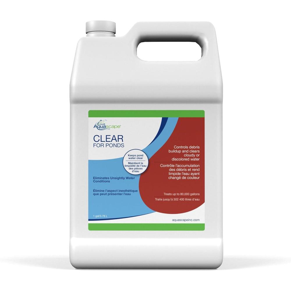 image:imageAquascape Clear Water Treatment for Koi and Fish Ponds Blend of Clarifiers to Clear Cloudy or Discolored Water and Reduce Debris  4 16Ounces1gallon