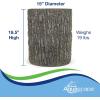 image:imageAquascape Faux Oak Stump Cover for Yard Landscape and Garden  78259Cover