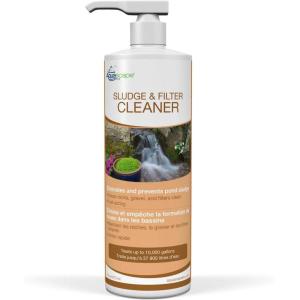 image:imageAquascape 98891 Sludge and Filter Cleaner Treatment Liquid 1 Ltr338 oz for Pond Water Feature Waterfall and Garden473ml  16oz
