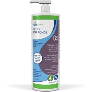 image:imageAquascape Clean Water Treatment for Koi and Fish Ponds Optimize Water Clearity and Quality Easy to Use Powerful Blend of Heterotrophic Bacteria 32 Ounce  946ml 9606332ounces