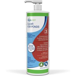 image:imageAquascape Clear Water Treatment for Koi and Fish Ponds Blend of Clarifiers to Clear Cloudy or Discolored Water and Reduce Debris  4 16Ounces32ounces