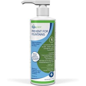 image:imageAquascape Prevent Water Treatment for Fountains Waterfalls Rock and Gravel Prevent WhiteScale Buildup Stains Foam and Other Unsightly Water Conditions  4 16Ounces8ounces