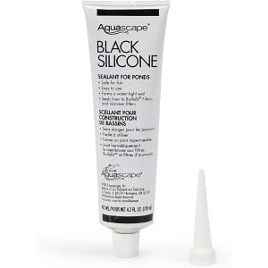 image:imageAquascape Black Silicone Sealant  FishSafe Waterproof Silicone for Ponds Aquariums Terrariums and Home Repairs 47 oz Tube 22010Black