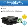 image:imageAquascape PRO Grade EPDM Boxed 45 Mil Liner for Pond Waterfall and Water Features 20 x 25 Feet  8500410 x 10 Feet