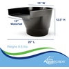 image:imageAquascape Pond Filter and Waterfall Spillway Efficient Mechanical and Biological Filtration Compact  77020BlackSpillway