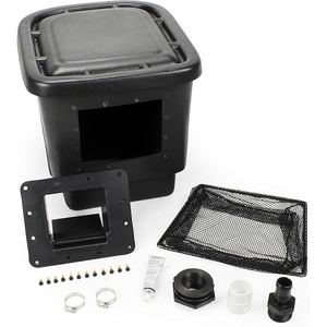 image:imageAquascape Signature Series 1000 Pond Skimmer LargeCapacity Surface Debris Removal with Rigid Basket and Filter Mat Adjustable Weir Includes Faux Rock Lid for Ponds Up to 1000 sq ft43022200