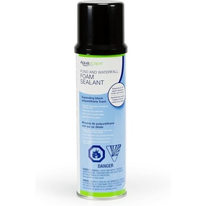 image:imageAquascape Pond amp Waterfall Foam Sealant Black Polyurethane Spray Foam for Rock Gaps and Water Flow Control 12 oz 82002