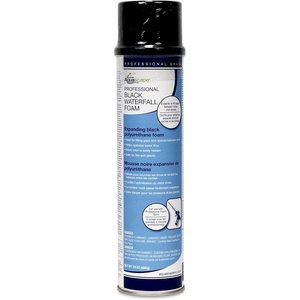 image:imageAquascape Professional Black Waterfall Foam Sealant for Streams and Waterfalls Fills Gaps Between Rock and Boulder to Direct Flow Fast Drying Polyurethane Expanding Foam 3009624 oz