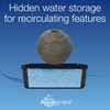 image:imageAquascape AquaBasin 30 Fountain and Water Feature Basin for Landscape and Garden  78223 Black 27 GallonBasin