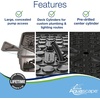 image:imageAquascape AquaBasin 30 Fountain and Water Feature Basin for Landscape and Garden  78223 Black 27 GallonBasin
