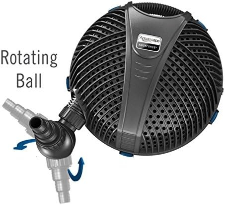 image:imageAquascape AquaForce 3868 Solids Handling Submersible Pond Pump Waterfall and Pond Filter Pump for Ponds Water Features and Filtration 911132700 GPH