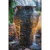 image:imageAquascape 78221 Fire Fountain Stacked Slate Urn AddOn KitUrn  Install Kit