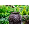 image:imageAquascape 78221 Fire Fountain Stacked Slate Urn AddOn KitUrn Only