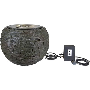 image:imageAquascape Fire and Water Stacked Slate Sphere Medium  58093