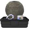 image:imageAquascape Stacked Slate Sphere Water Fountain and Installation Kit for Yard Landscape and Garden Medium 7829032 inch Dia 81 cm