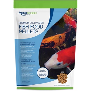 image:imageAquascape 81003 Premium Cold Water Fish Food Pellets for Large Pond Fish Large Pellet 22 Pounds44 Pound Pack of 1