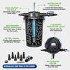 image:imageAquascape 95053 UltraKlean 2000 Gallon Biological Pressure Filter with 14 Watt UV Clarifier Sterilizer for Pond Water Feature 2700 GPH Black2000