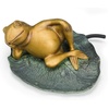 image:imageAquascape Lazy Frog on Lily Pad Spitter Fountain for Ponds and Water Gardens 78311