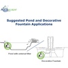image:imageAquascape Ultra 400 GPH Submersible Pond amp Water Garden Pump 91005