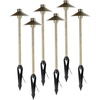 image:imageAquascape Path and Area LED Landscape Light Hat Top Design Durable Brass Antique Bronze Finish 3Watt Low Voltage LVL  84063Hat Top 6PACK