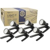 image:imageAquascape Pond and Landscape LED 6Watt Spotlight 6Pack Warm White Low Voltage Submersible Outdoor Lights for Water Features Gardens Trees and Waterfalls 84048