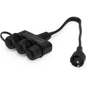 image:imageAquascape 84022 12 Volt with Quick Connects 6Way Lighting Splitter Black3Way