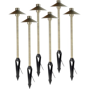 image:imageAquascape Path and Area LED Landscape Light Hat Top Design Durable Brass Antique Bronze Finish 3Watt Low Voltage LVL  84063Hat Top 6PACK