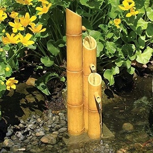 image:imageAquascape Pouring ThreeTier Bamboo Fountain Fountain for Ponds and Water Gardens PolyResin  78307