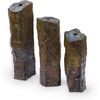 image:imageAquascape Mongolian Basalt Stone Fountain Columns Set of 3 24Inch 30Inch 36Inch  58062
