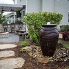 image:imageAquascape Scalloped Urn Water Fountain for Outdoor Landscape and Garden Medium 45inch H  78239Brown