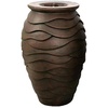 image:imageAquascape Scalloped Urn Water Fountain for Outdoor Landscape and Garden Medium 45inch H  78239Brown