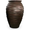 image:imageAquascape Scalloped Urn Water Fountain for Outdoor Landscape and Garden Medium 45inch H  78239Brown