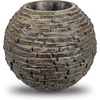 image:imageAquascape Stacked Slate Sphere Fountain 40 Inch Diameter 102 cm Lightweight FiberResin Composite Decorative Water Feature Includes Tubing for Easy Setup 7828918 inch Dia 46 cm