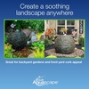 image:imageAquascape Stacked Slate Sphere Fountain 40 Inch Diameter 102 cm Lightweight FiberResin Composite Decorative Water Feature Includes Tubing for Easy Setup 7828932 Dia 81 cm