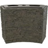 image:imageAquascape Curved Stacked Slate Fountain Wall Base Large  78282
