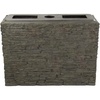 image:imageAquascape Straight Stacked Slate Wall Base Water Fountain for Yard Landscape and Garden Large 26inch H  78278