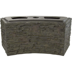 image:imageAquascape Curved Stacked Slate Fountain Wall Base Small  78283