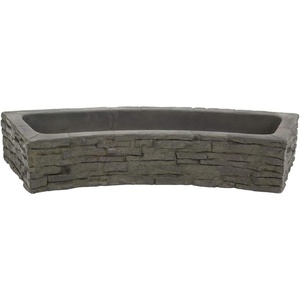 image:imageAquascape QuadSpill Curved Stacked Slate Water Fountain Topper  78286