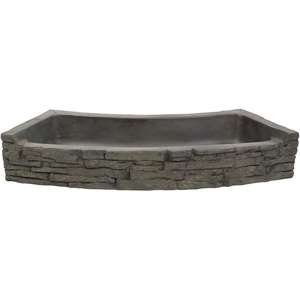 image:imageAquascape RearSpill Curved Stacked Slate Water Fountain Topper  78285